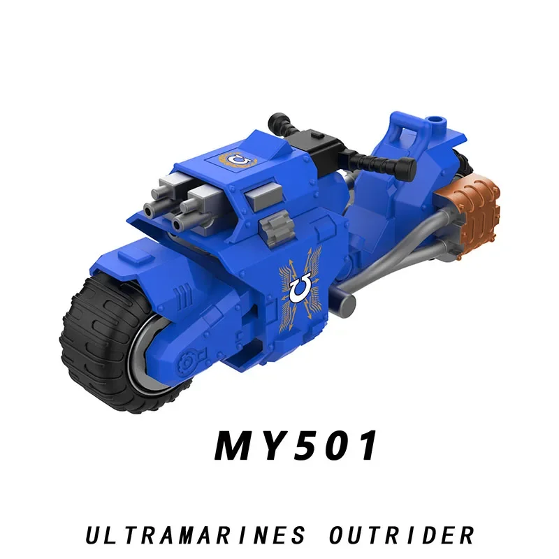 MY501-502 ULTRAMARINES OUTRIDER BLOOD ANGELS OUTRIDER Building block boy birthday toy