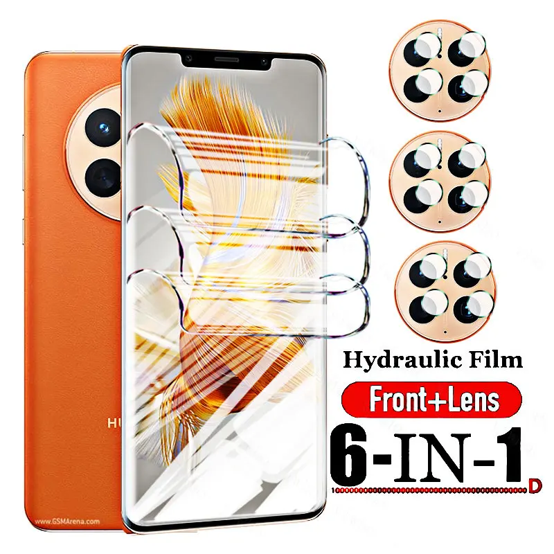 Hydrogel Film For Huawei mate 50 Pro 50e p50 pro Screen Protector on huwei hawei mate50 p 50Pro p50pro Protective camera glass