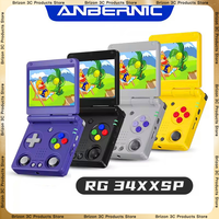 ANBERNIC RG34XXSP Handheld Game Players 3.4'' IPS Screen Linux 64-bit Games Supports 5G WIFI HD-MI TV Output Streaming Boy Gift