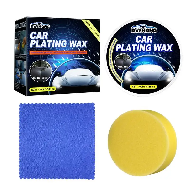 Car Wax Crystal Coaating Set Quick Top Car Coaating Protection Crystal Plating Mirror Shine Protective Sealant Polish for Cars