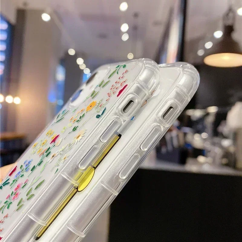 Luxury Flower Case for iPhone 14 11 13 12 Pro Max  XR 6 7 8 Plus X 13 Mini 14promax 13promax Silicon Funda Clear Cover image 6