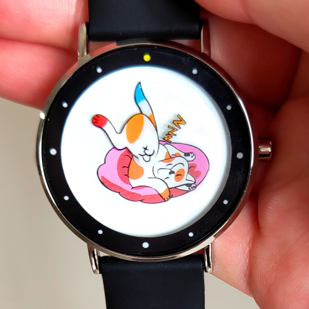 TIME ESSENCE creative boat beautiful quartz watch boat is on the calm lake surface surrounding the fish