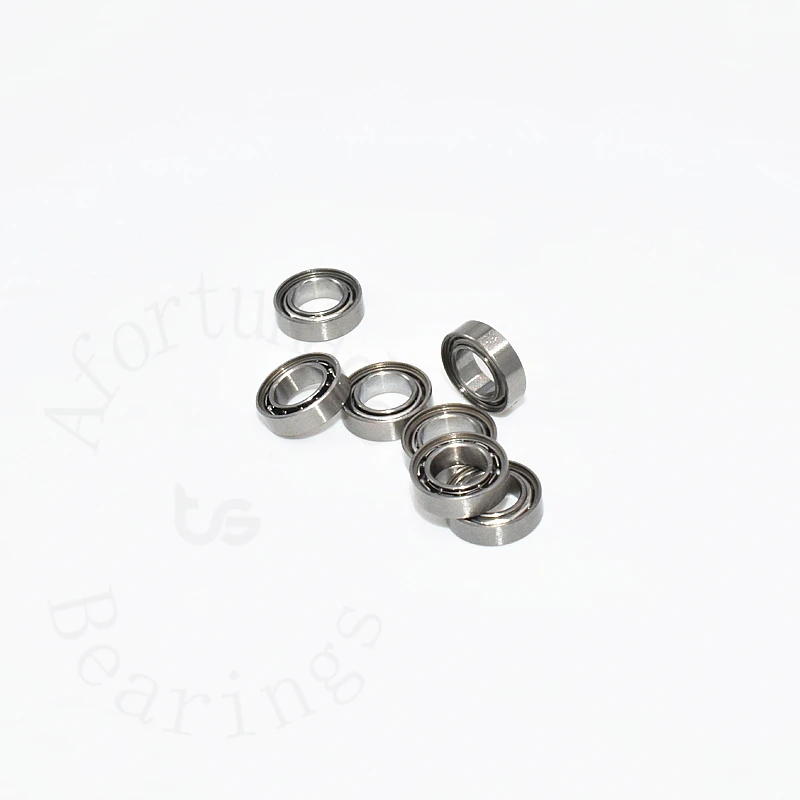 MR74-2 10 Stuks 4*7*2 (Mm) Metalen Verzegelde Miniatuur Chroom Staal Lagers Gratis Verzending