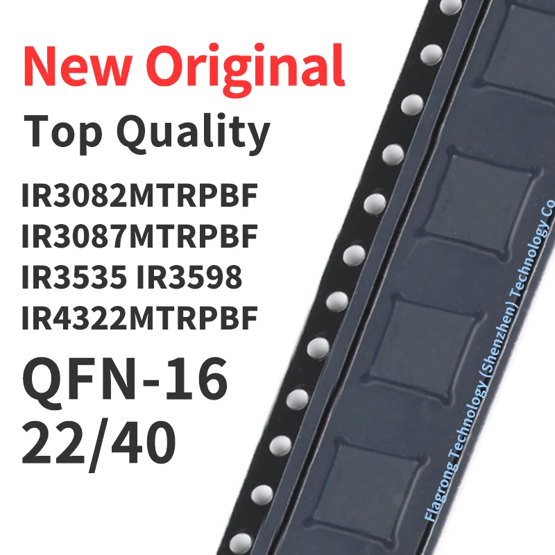 10 Pieces IR3082MTRPBF IR3087MTRPBF IR3535MTRPBF IR3598MTRPBF IR4322MTRPBF QFN-20 QFN-16 QFN-44 Chip IC New Original