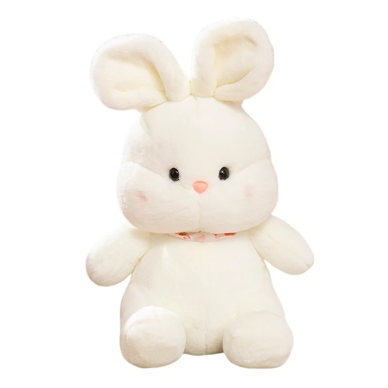 Peluche peluche piccola bambola di coniglio bianco dorme con peluche coniglio nuova bambola carina e squisita regalo di compleanno per bambino