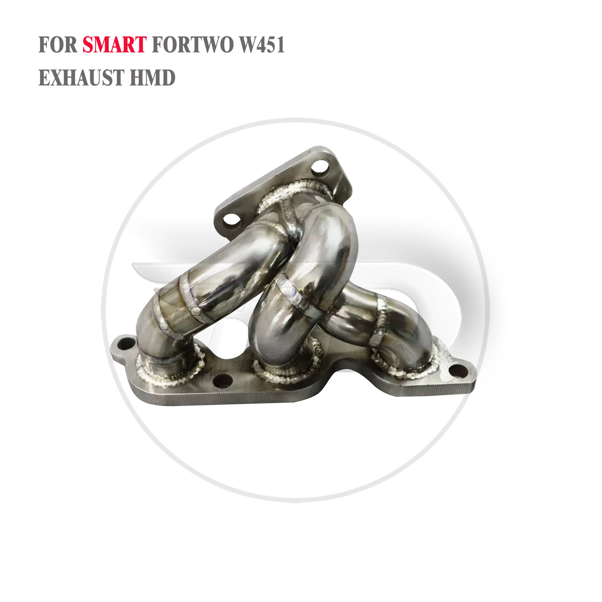 HMD Exhaust System High Flow Performance Headers for Smart Fortwo Coupe W451 Test Manifold