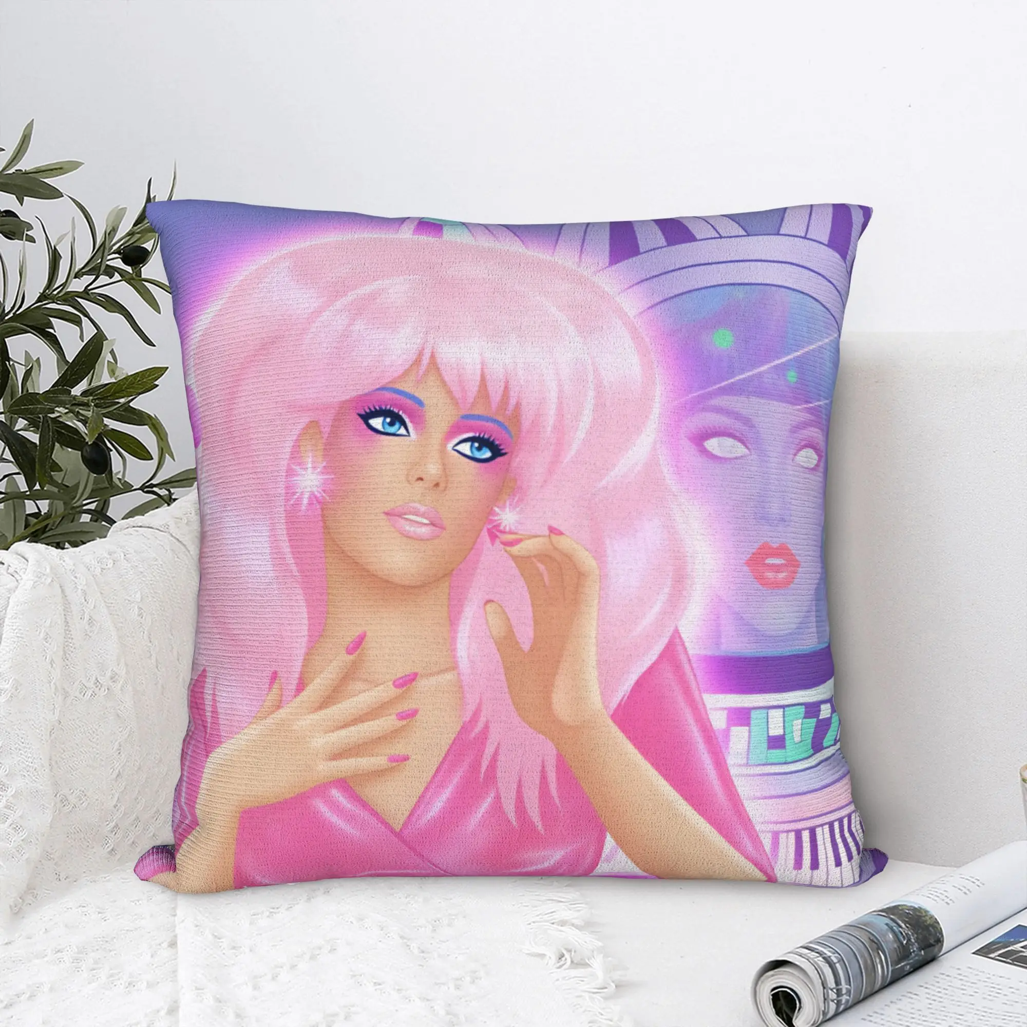 Jem And The Holograms Movie Pillow Cover  Vintage Pillow Case For Sofa Home Decor Custom Pillowcases Birthday Gift