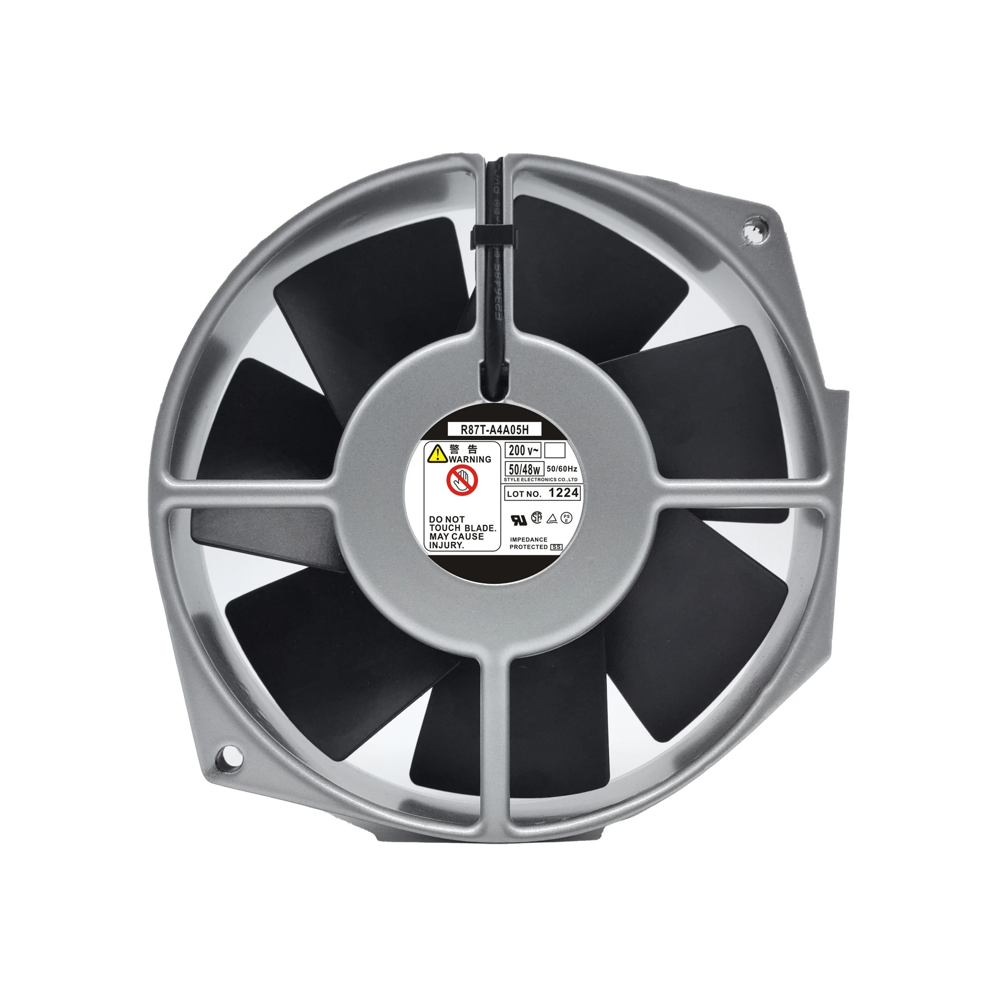 R87T-A4A05H AC 200V 0.25A 50W 2650RPM 15038 150x150x38mm Ball Bearing Cooling Fan for ABB Converters