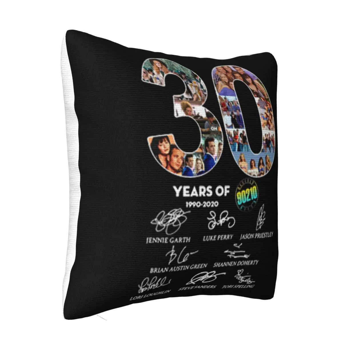 30 Years Of Beverly Hills 90210 1990'2020 Signatures Loose Adult Harajuku Basic Goth Formal Pillow Case