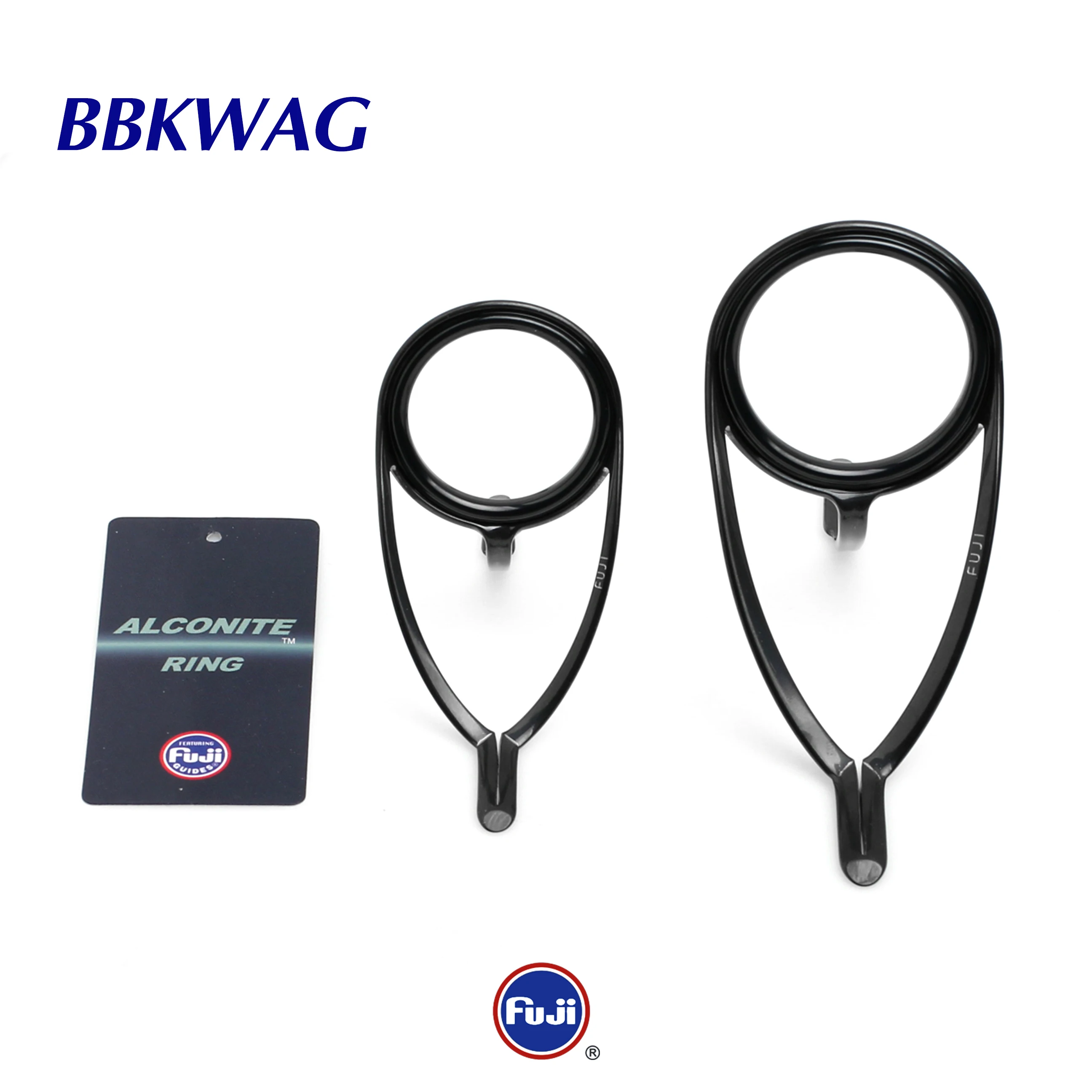 Original Fuji Guide BBKWAG ALCONITE Ring Mold Black Stainless Steel Frame for Spinning and Casting Fishing Rod Builder