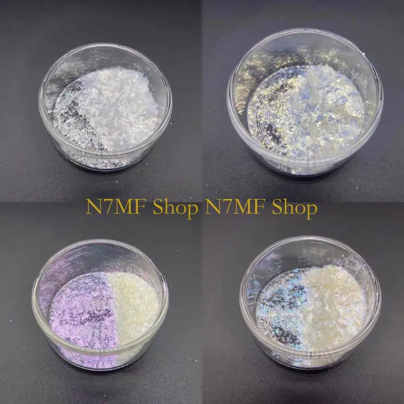 

N7MF Snowflake Powder 7g For Art Projects Jewelry Making Glittering Supplies