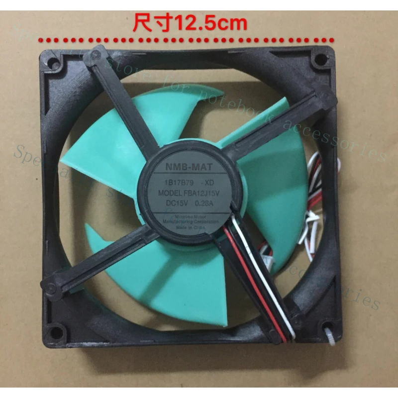 A+ NMB-MAT DC15V refrigerator fan refrigerated fan fan 0D01B79 -XC MODEL FBA12J15V