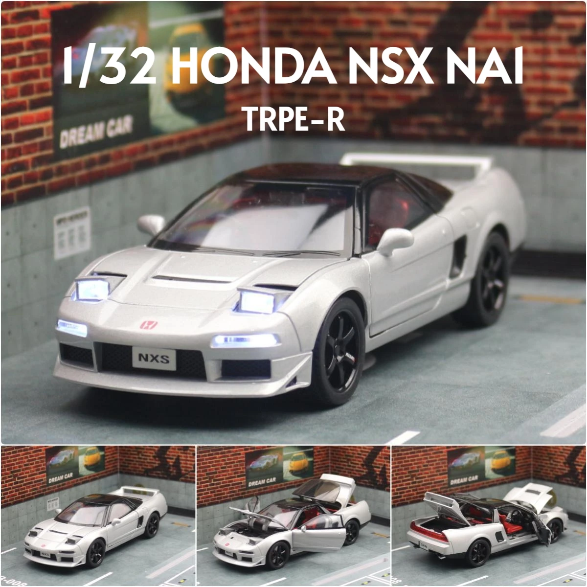 1/32 Honda Acura NSX NA1 JDM Racing Toy Car For Kid Diecast
