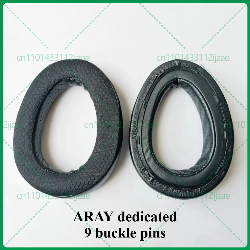 Replacement Ear Pads Cushion for Hifiman ARAY Headphone 9-Clasp Ear Cushion Sponge Earpads