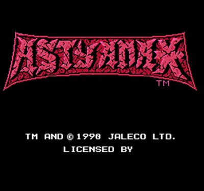 ASTYANAX-Cartão do jogo vídeo, Jogador 8 Bit, Região livre, 60 Pin