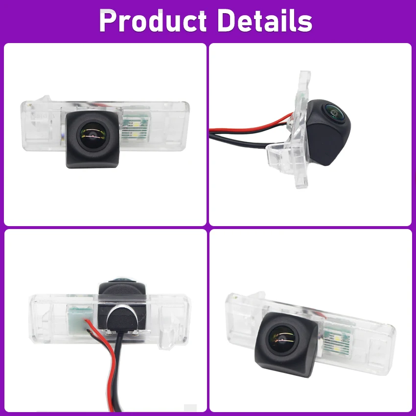 Fisheye Lens Rear View Camera For Citroen C4 Picasso 2 II MK2 2013~2018 Night Vision CCD Reverse Camera License Plate Camera view 3