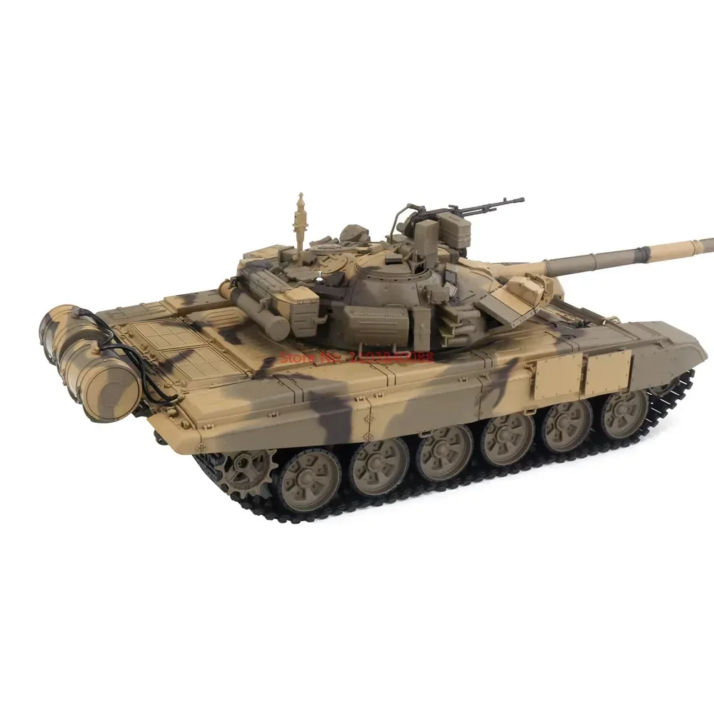 Henglong 1/16 3938-1 Russische T90 Op Afstand Bestuurbare Tank 7.0 Versie Infrarood Gevechtsmunitie Simulatie Militair Model Speelgoed Gif