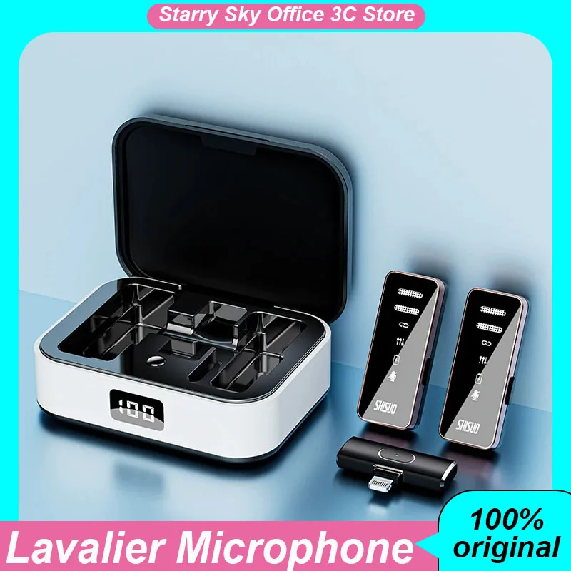 

S18 беспроводной петличный микрофон для IPhone/Android/ноутбука/GoPro Plug-Play петличный микрофон сотовый телефон прямая трансляция шумоподавление