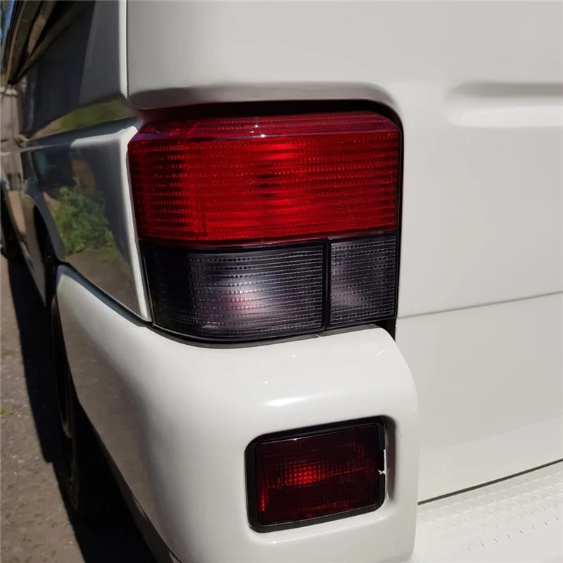

A82E-автомобильный задний фонарь для Transporter T4 1990-2003, дымчатый задний стоп-сигнал, корпус без лампы 701945111 701945112