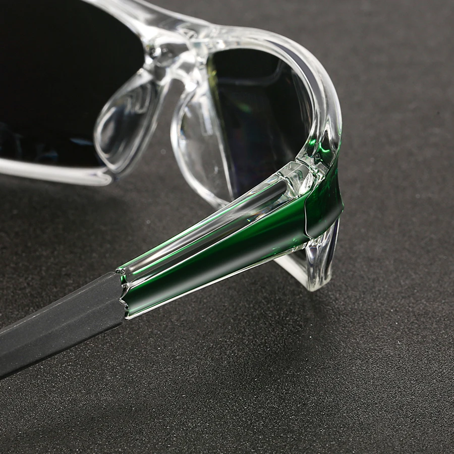 Modische Vintage-Schutzbrille mit Klarem Rahmen für Autofahren, Angeln, Sport, Laufen und Bergsteigen für Männer und Frauen – Detail 3