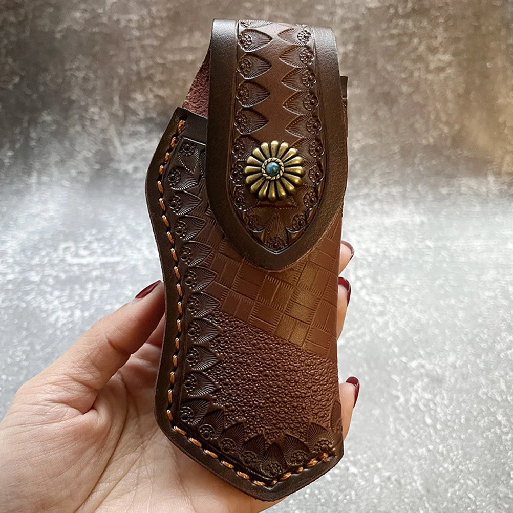 

Cutter Sheath Compact Lightweight Cover for Chef Kitchen Tools Reusable Convenient Cutter Protector Foldable Design