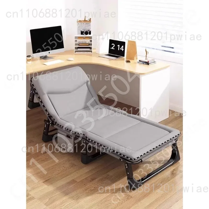 Folding bed single office lunch break artifact home camp bed simple nap escort multi-functional portable recliner