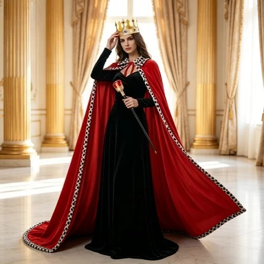 Halloween cape king children adult masquerade cosplay props show prince cape cape