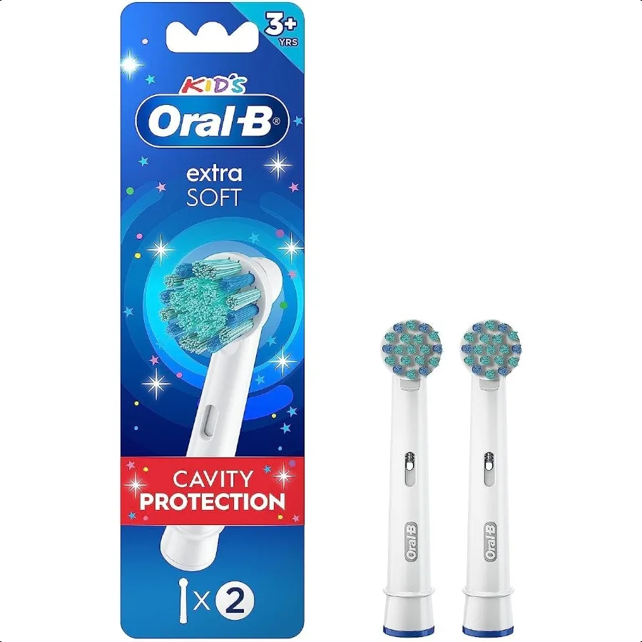 Cabezales de cepillo de repuesto extra suaves OralB, protección de cavidades de 2 unidades
