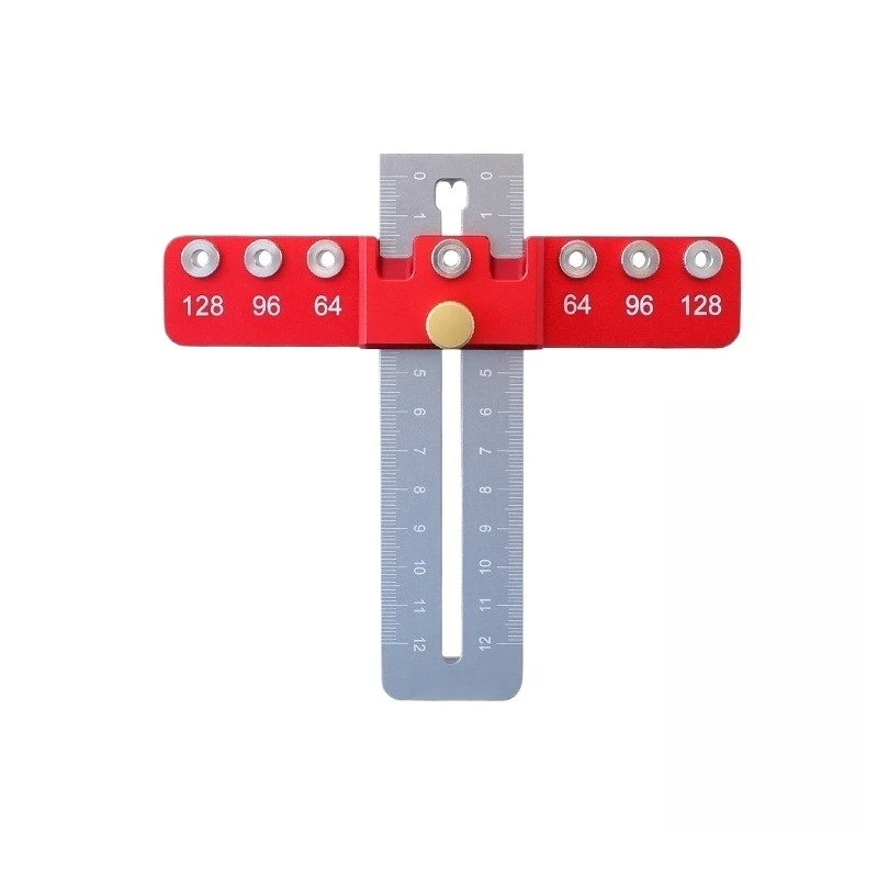 For Hole Punch Aluminum Alloy Drawer Cabinet Door Handle Installation Auxiliary Woodworking Hole Opening Positioner