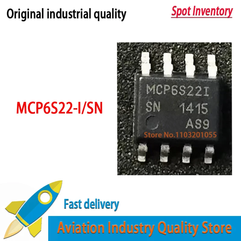 MCP6S22-I/SN  MCP6S22 SOIC-8 Brand New Original  In Stock 1~100PCS/lot