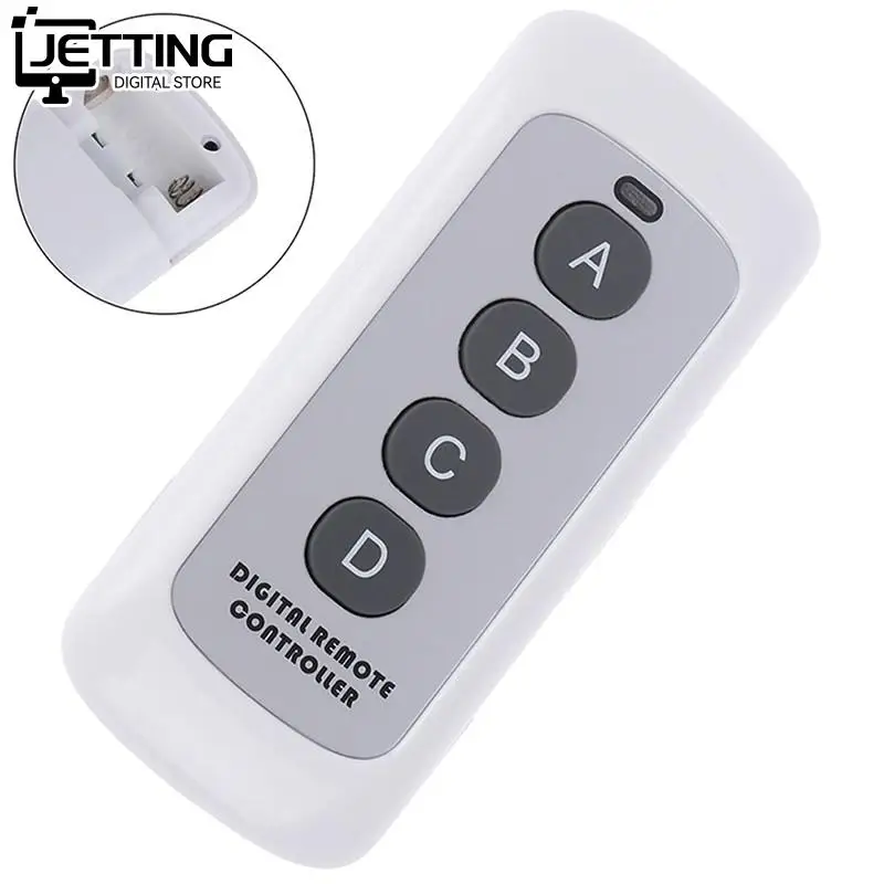 Remote Control Switch RF Transmitter Wireless Key for Smart Home Garage Door Opener Hot 433MHz 4 Button EV1527 Code