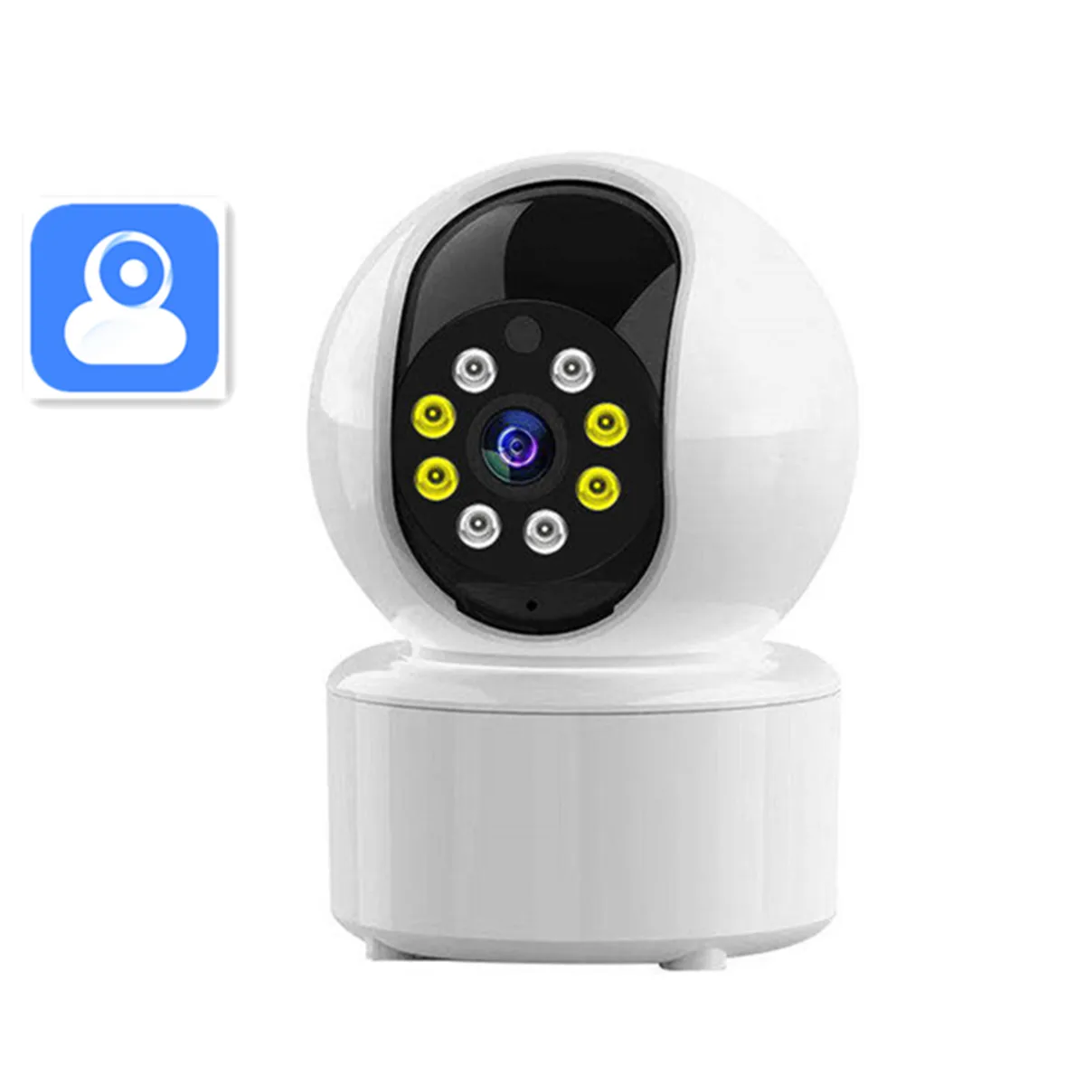 2MP 1080P YILOT App 2.4G & 5G ثنائي النطاق WIFI كامل اللون PTZ IP كاميرا بشكل قبة AI كشف الإنسان الأمن CCTV مراقبة الطفل