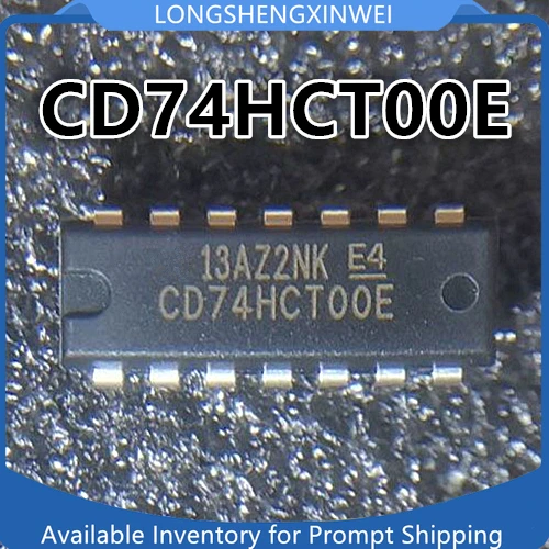 1PCS New CD74HCT00E 74HCT00 Original Grid and Inverter Direct Insertion DIP-14