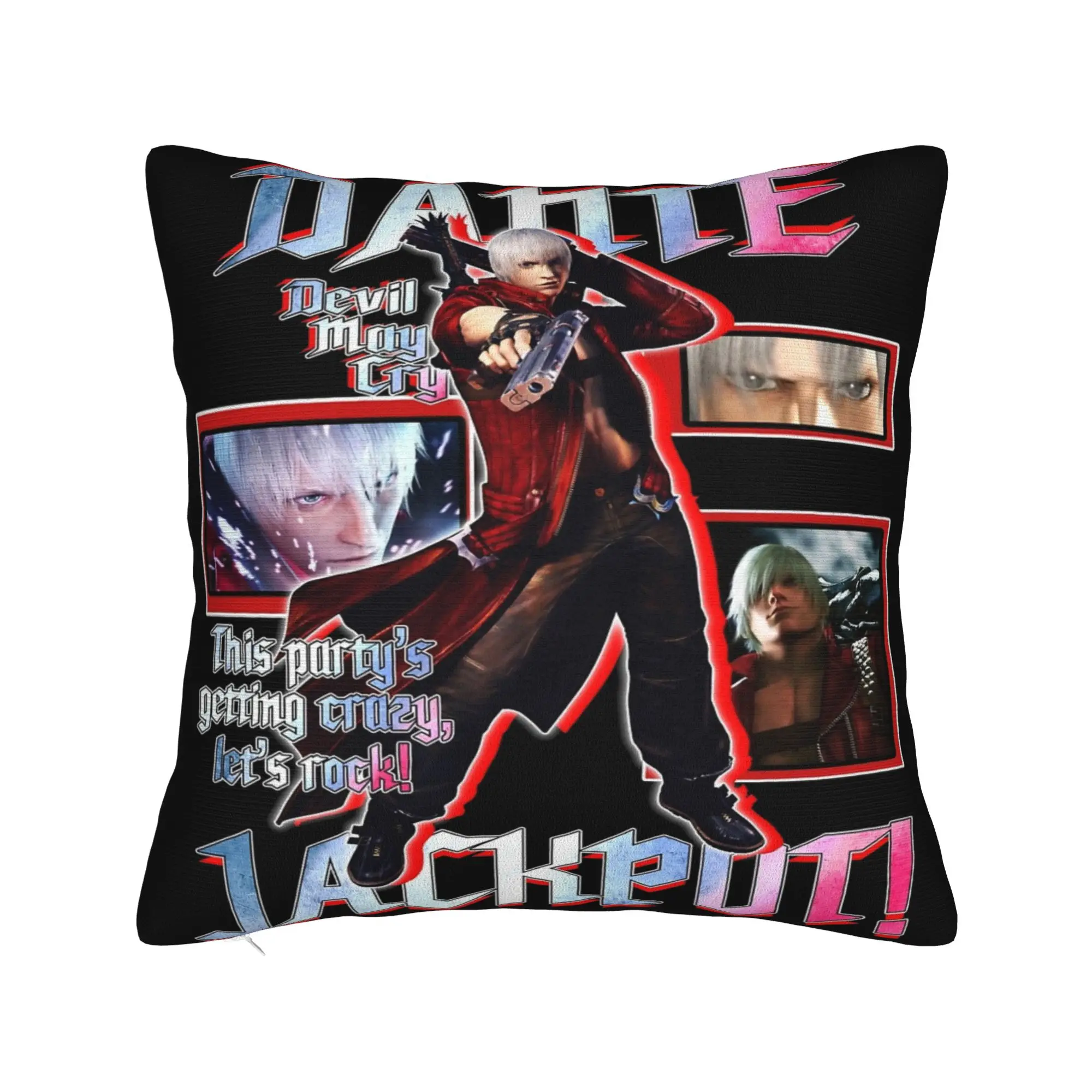 Devils May-Cry 3 Pillow Covers Merch Soft Cushion Cover Decoration  Throw Pillow Case Cover Home Multi Size