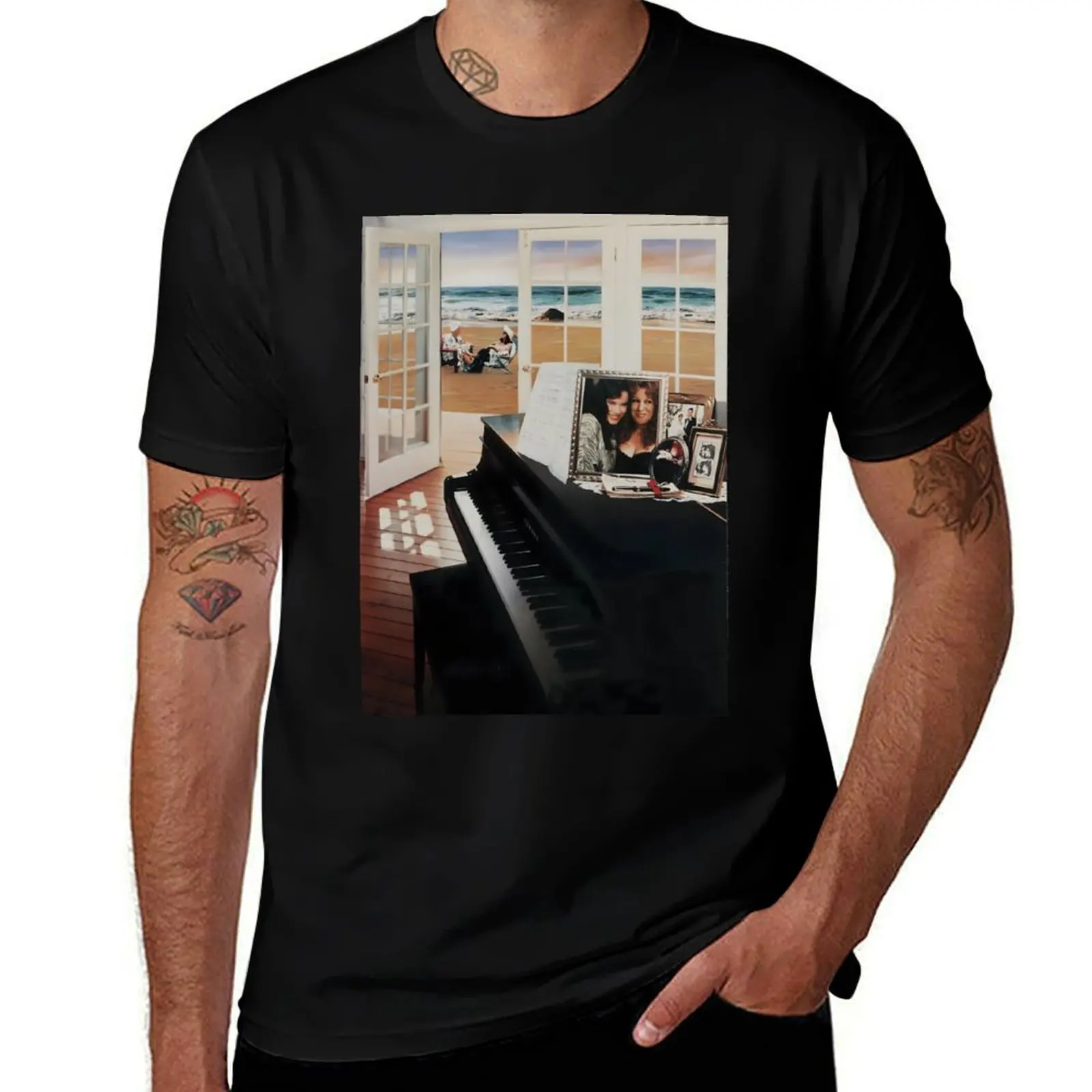 

Beaches movie poster (1988) T-Shirt mens graphic t shirts funny t shirts cotton T-Shirt
