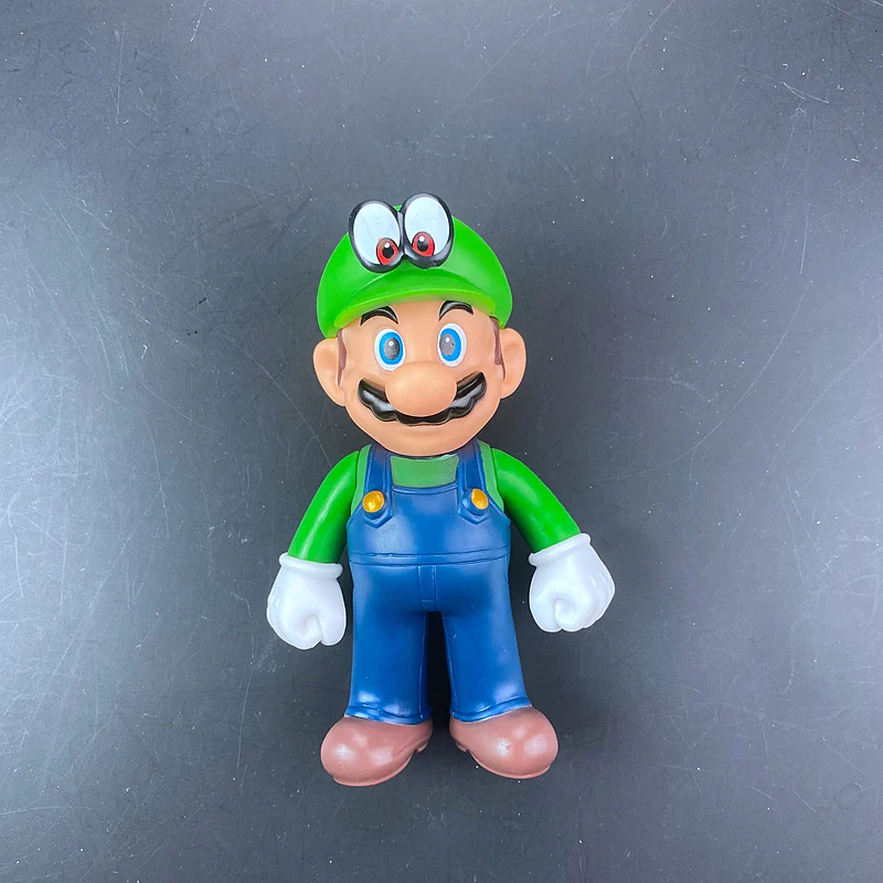 12Cm Super Mario Bros Cartoon Poppen Model Anime Figuren Luigi Yoshi Mario Creatieve Collectible Model Speelgoed Voor Kinderen Verjaardagscadeau