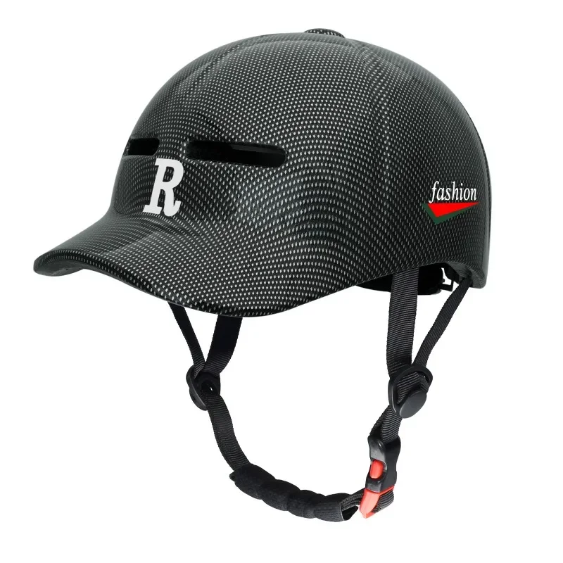 AliExpress NONE Bicycle Helmet GUDOOK New Baseball Hat Sunshade Hat Adult Bicycle Motorcycle Helmet Mountain Road Helmets Adjustable