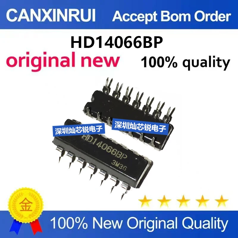 (5-100pieces)Brand new original in-stock HD14066BP 14066BP DIP-14 imported logic chip
