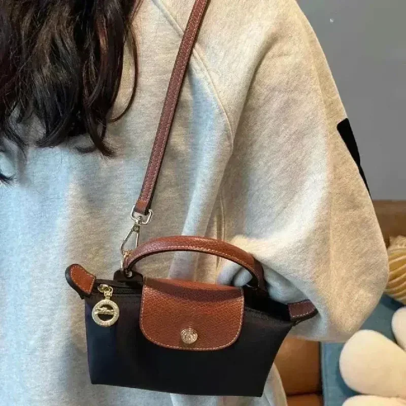 Nuevo Mini bolso de mano para mujer, primavera, cien bolsos informales de diseñador de nicho a la moda, cartera y bolsos de diseñador, bolsos cruzados