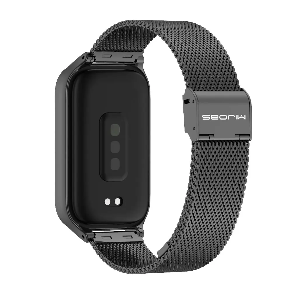 Für Xiaomi Smart Band 9 Active Strap Smart Armband Mi Band 9 Active Strap Metall Edelstahl Ersatz Handgelenk Armband – Detail 8