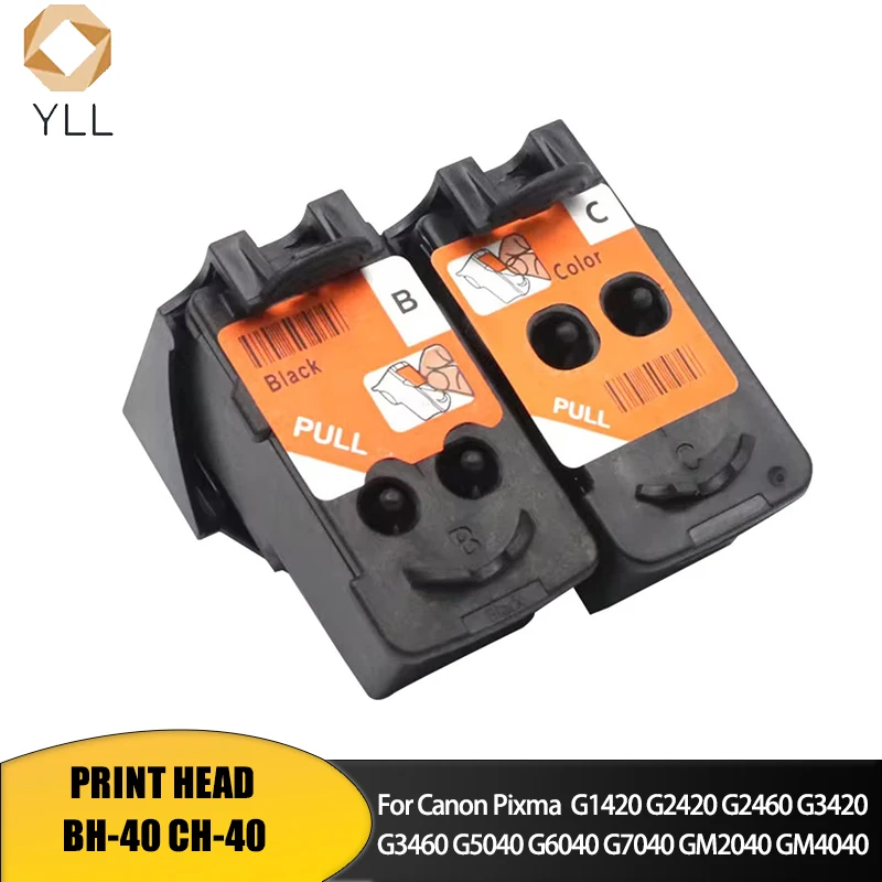 Compatible BH-40 CH-40 Print Head for Canon G1420 G2420 G2460 G3420 G3460 G5040 G6040 G7040 GM2040 GM4040 Printhead BH-40 CH-40