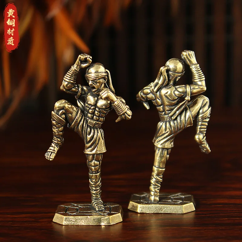 Kung Fu Monk Model Supreme Fist Figure Desktop Office Entrance Hall Craft Ornament
