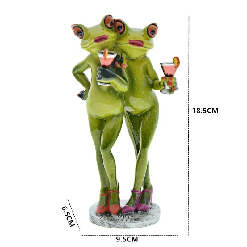 Resin Frog Sculptures and Figurines For Garden Decorations And Home Decor,Room Ornaments,Home Decorative Figures