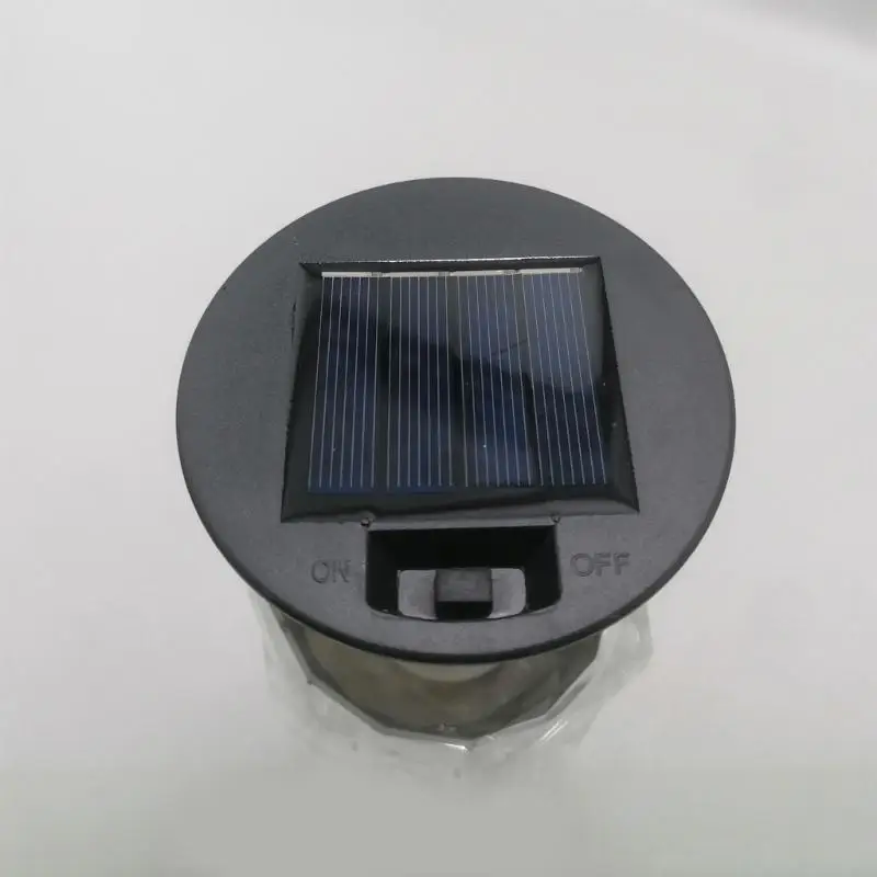 X9FA 2PCS Solarlicht Ersatztage Top wasserdichte Simulation Flame LED Solarleuchte
