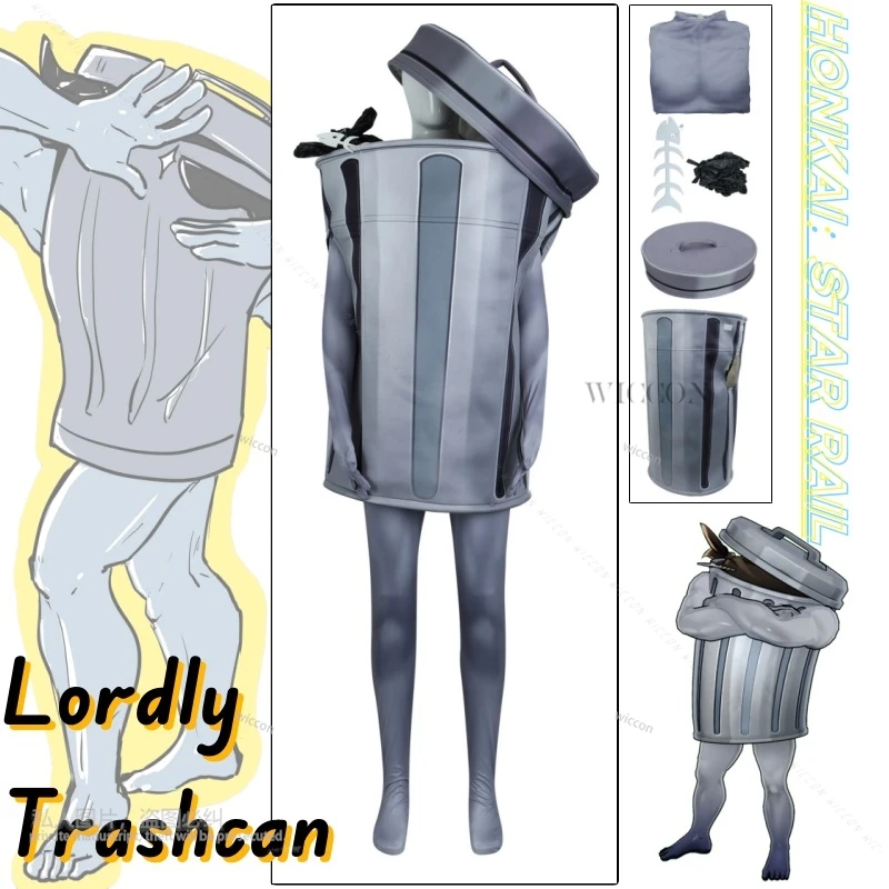 

Милая игра Trashcan аниме Honkai: Star Rail Косплей Костюм Одежда униформа для косплея смешная игра Милая трашкан Хэллоуин
