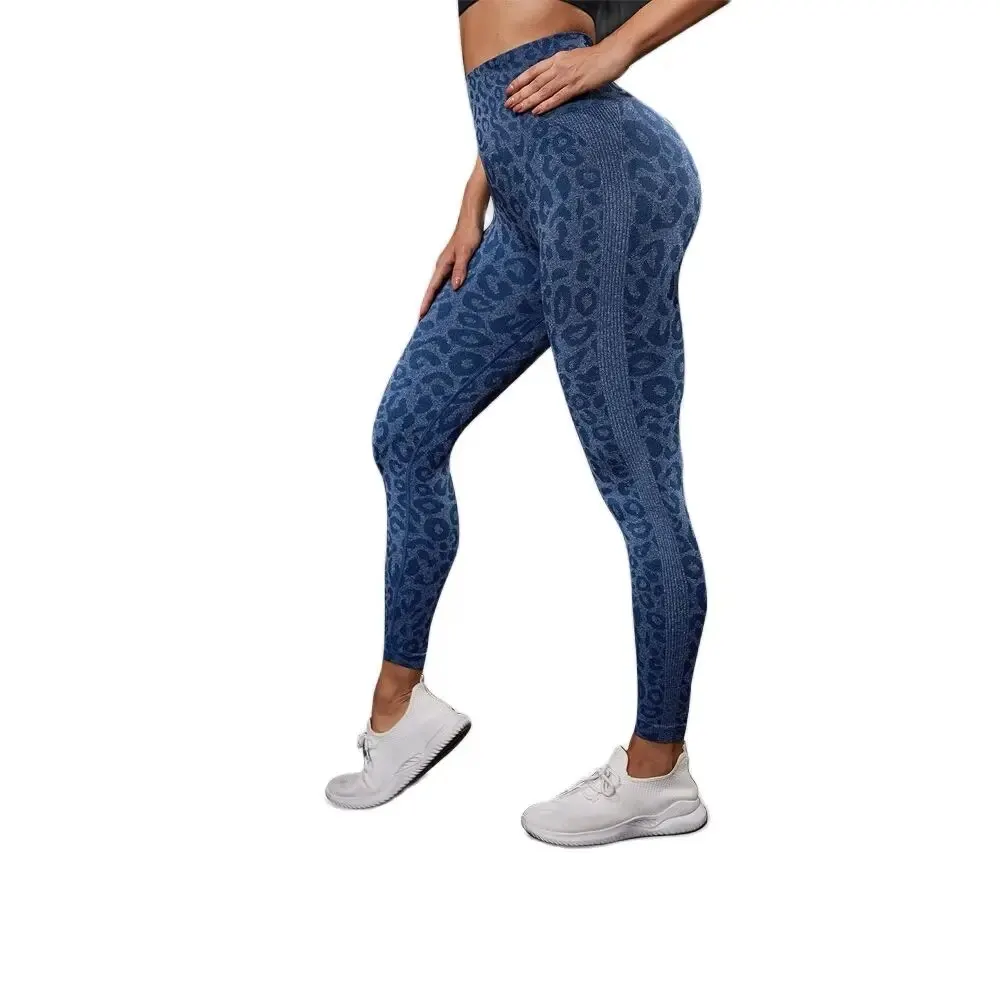 Bezszwowe legginsy damskie spodnie do jogi scrunch tyłek z wysoką talią Fitness damskie pantalony sportowe Tights81