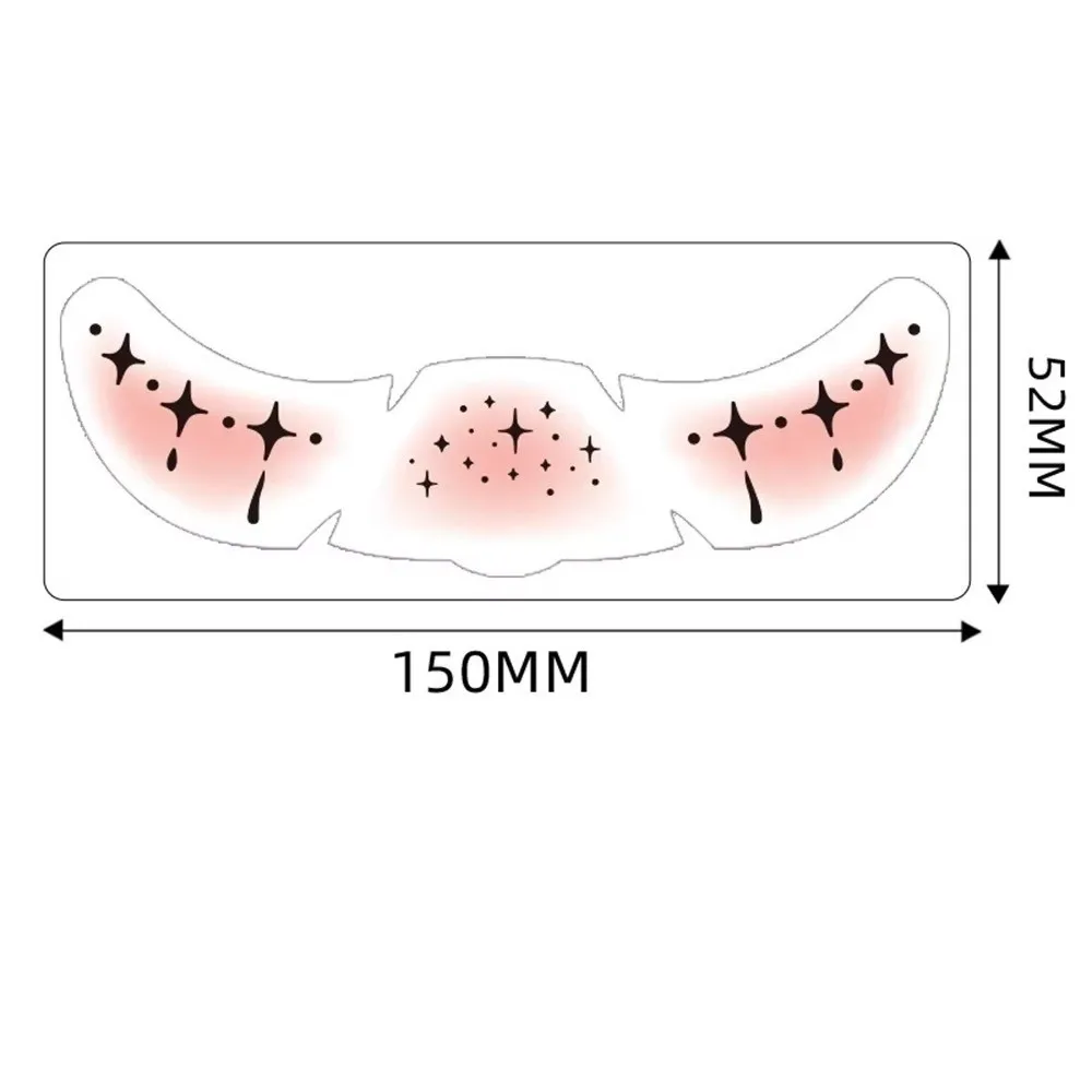 

Модные водонепроницаемые наклейки для лица на Хэллоуин, DIY-наклейки с веснушками, временные наклейки для макияжа на Хэллоуин, наклейки горячего тиснения для костюмированных вечеринок