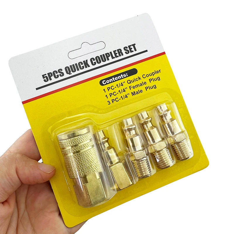 ★▲1 Set NPT Thread Pneumatic Quick Connector Rapiditie For Air Hose Fittings Coupling Compressor Accessories Release Fitting view 3