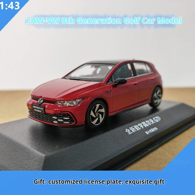 

Volkswagen 8th Generation Golf GTI 1 43 Scale Original Factory Alloy Car Model With Display Case For Car Collectors Decoration