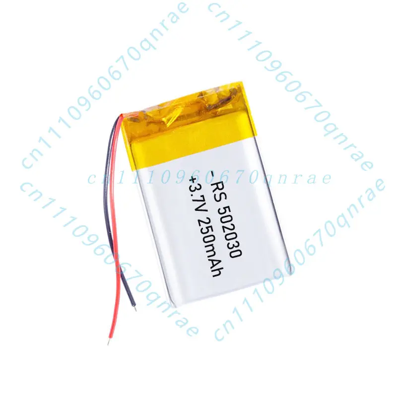 502030 polymer lithium battery 3.7V for bluetooth headset battery 502030 250ma battery